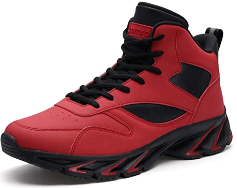 JOOMRA Men's Stylish Sneakers High Top Athletic-Inspired Shoes | footwearguider.com